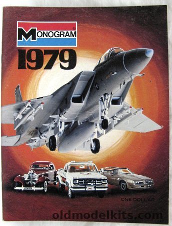 Monogram 1979 Monogram Catalog - 45 Full Color Pages plastic model kit